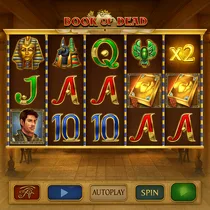 StaXino - Book of Dead Slot Game - Play'n GO